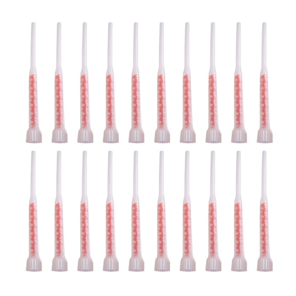 20Pcs Redness Plus Static Mixers for Efficient Mixing in Injections Mortar Applications