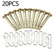 20Pcs Replacement Shear pins and Cotter pins for MTD 738-04155 snowblowers