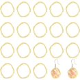 thumbnail image 1 of 20Pcs Ring Open Bezels for Resin Hollow Frames Pendants Pendant for DIY UV Resin Epoxy Resin Earring Bracelet Jewelry Making Supplies DIY Making, 1 of 6