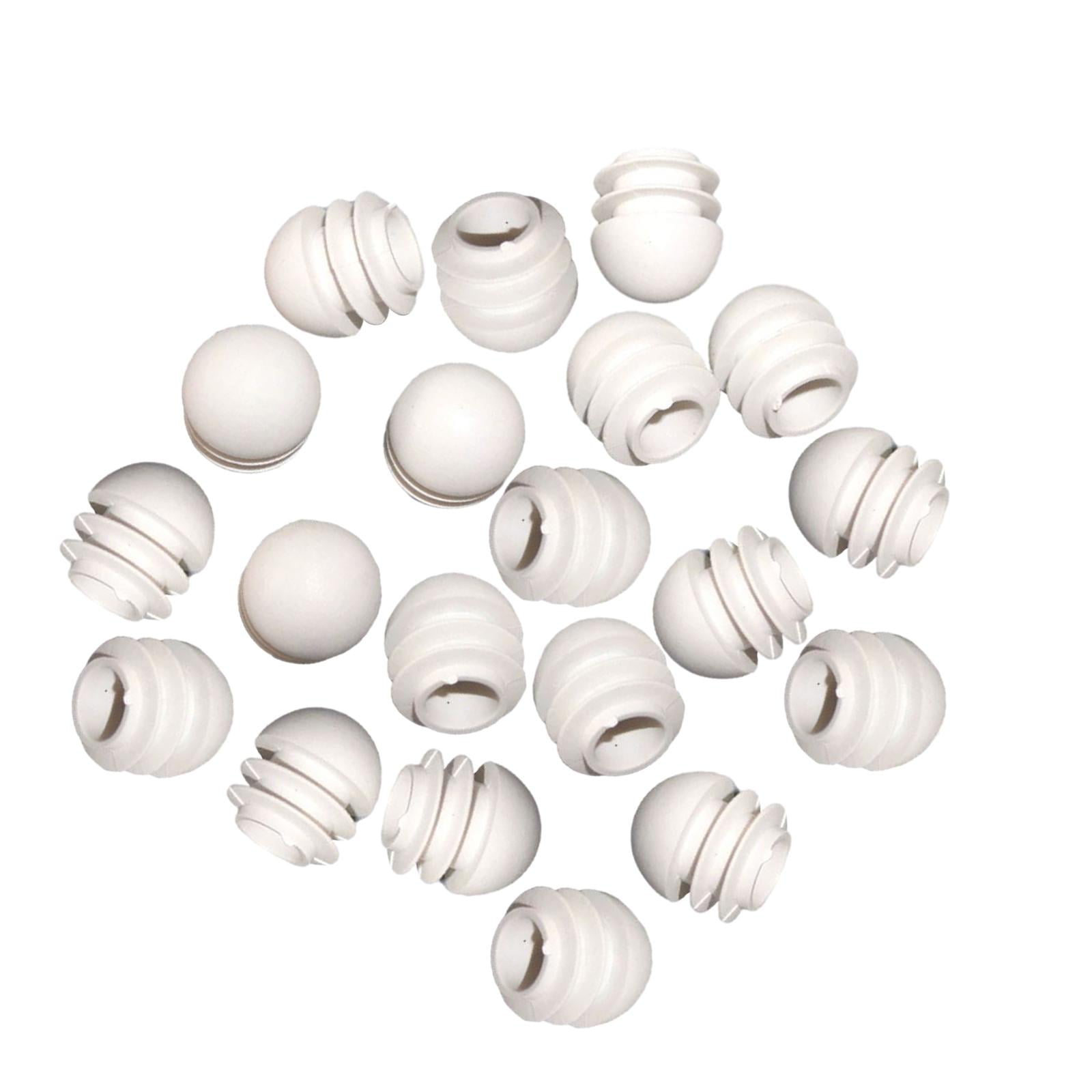 20Pcs Round Tube Inserts Chair Leg Inserts for Metal Legs Multipurpose