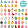 thumbnail image 1 of 20Pcs Rubber Ducks Bath Toys for 1 2 3 Year,Rubber Duck Bathtub Toys for Toddler Boys Girls,Duck for Kids, 1 of 11