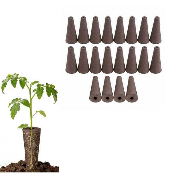 20Pcs Seed Pods Replacement, Grow Sponges, Sponges Seed Growth Kit for Greenhouses & Germination Equipment, Starter for Indoor Garden System