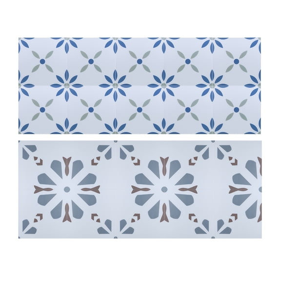 20Pcs/Set 20x20cm Tile Sticker AntiSlip Waterproof Decoration Wallpaper Floor Decal