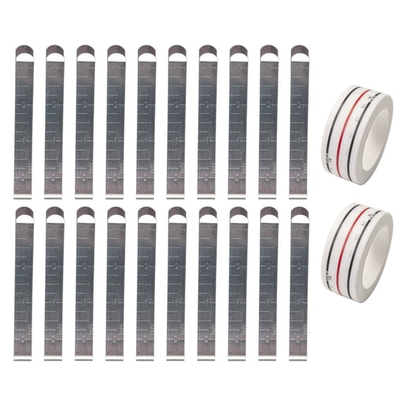 20Pcs Sewing Clip Stainless Steel Hemming Clips Metal Crimping Clip Fabric Measuring Ruler Quilting DIY Sewing Clip Tool