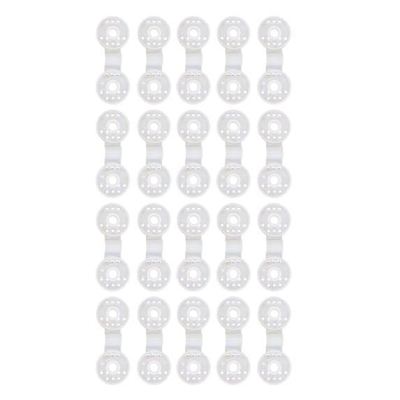 20Pcs Shade Cloth Plastic Clips Plastic Sunshade Clips Shade Netting Clips for Greenhouse Outdoor Garden Anti Bird Netting Agricultural Sunshade Fabric Accessorieswhite