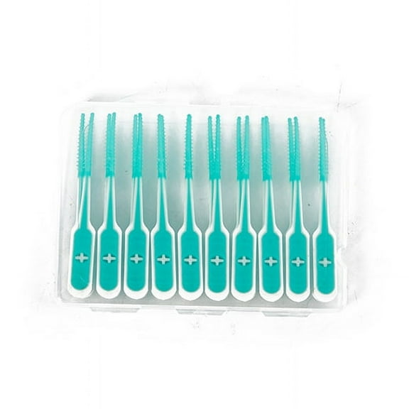 20Pcs Silicone Teeth Stick Tooth Picks Interdental Brushes Dental Cleaning Brush Teeth Care Dental Floss Toothpicks Oral Tools