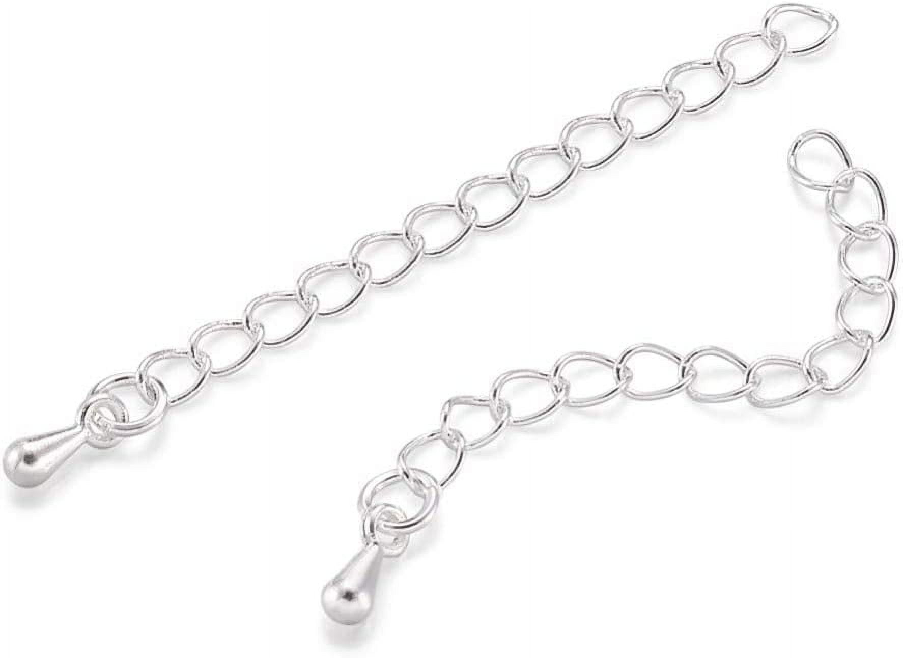 1 2 Inch Sterling Silver Necklace Extender Chain 4mm Jump 