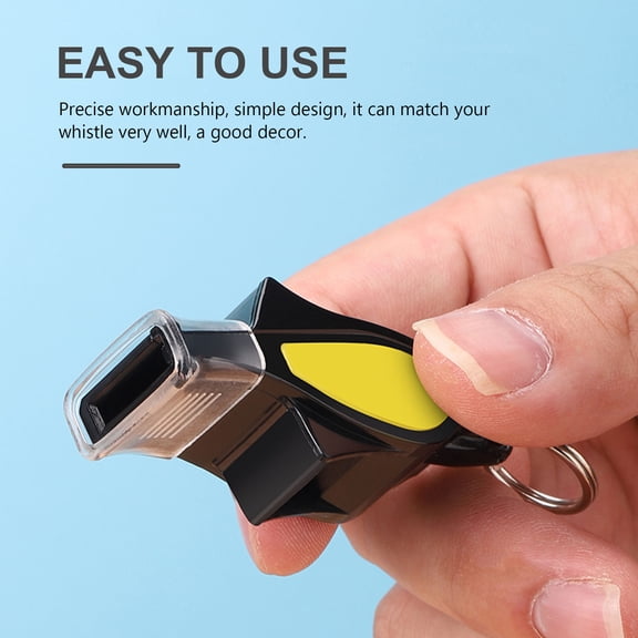 20 Pcs Finger Whistle with Mouth Guard Kids Cover Lid for