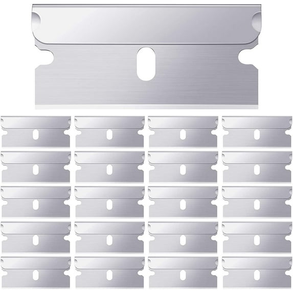 20Pcs Single Edge Razor Blades Industrial Straight Edge Replacements ...