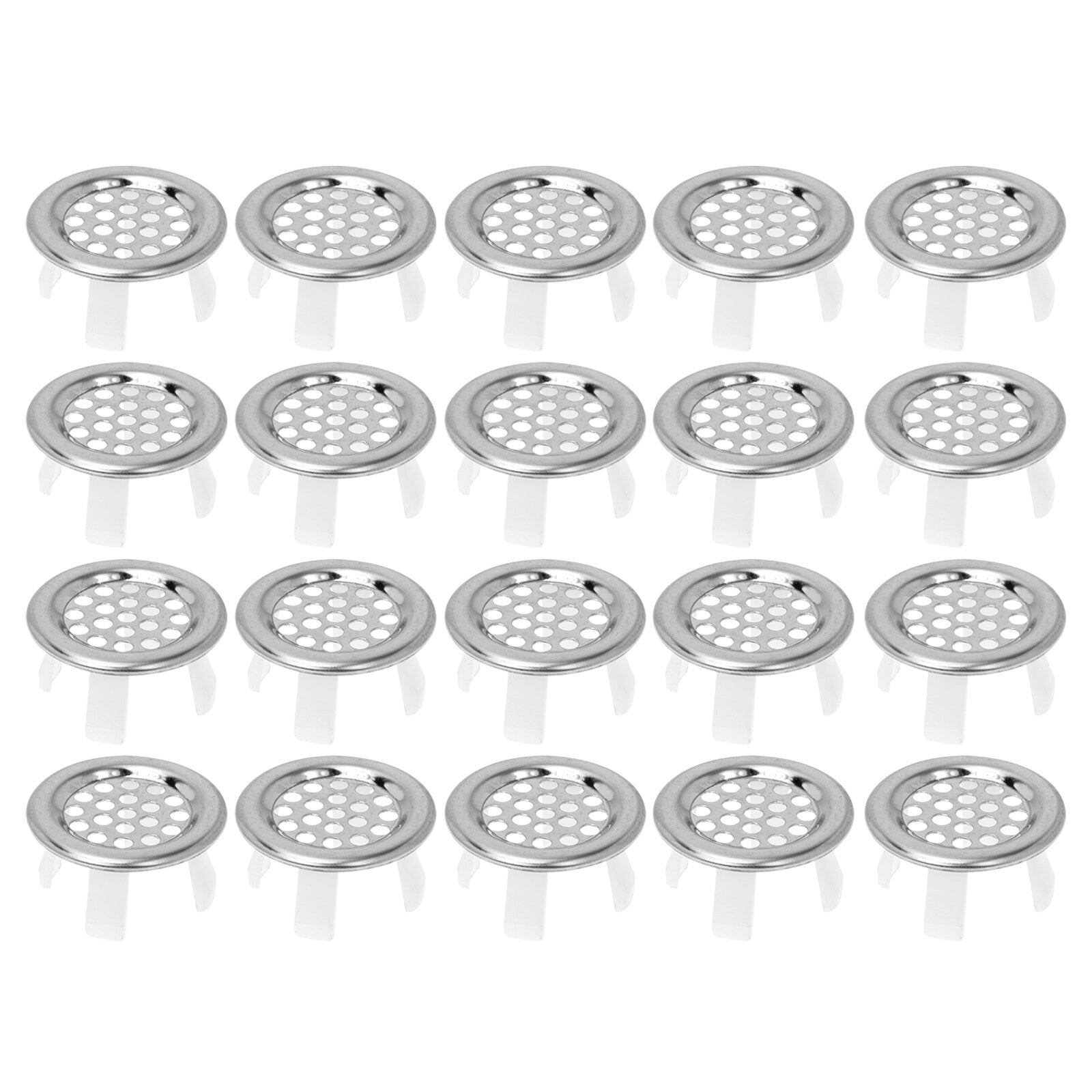 20Pcs Sink Overflow Cover Ceramic Basin Hole Cover Sink Hole Ring Sink