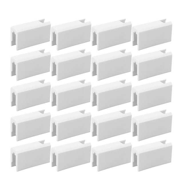 20Pcs Sliding Door Window Lock Stop Block Plastic Limit Safe Non Collision Accessories Long
