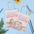 thumbnail image 1 of 20Pcs Small Birthday Gift Bags with Handles, 8x15x21CM Birthday Party Kraft Paper Treat Bags for Party Favors and Holiday Decor, 1 of 7