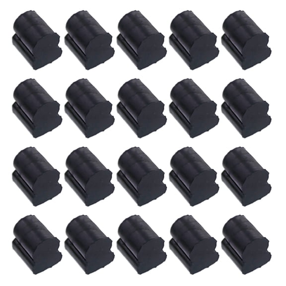 20Pcs Small Flat Key Euphonium/Tuba/Horn Pad Replacement Rotary Valves Silicone Pad for Music Lover Easy to Use