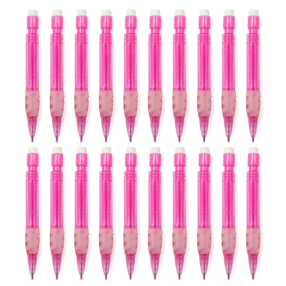 20Pcs Small Short Automatic Drawing Pencils with Small Eraser 0.7MM Drawing Mechanical Pencil for Writing Drawing