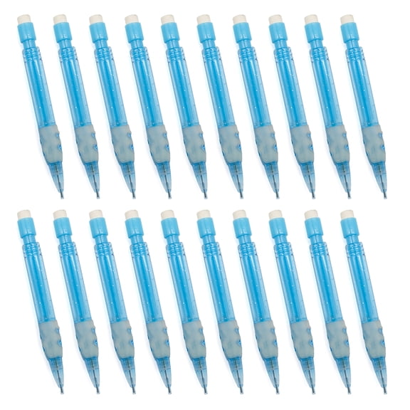 20Pcs Small Short Mechanical Pencil with Eraser Automatic Drawing Pencils 0.7MM Drafting Mechanical Pencil for Writing