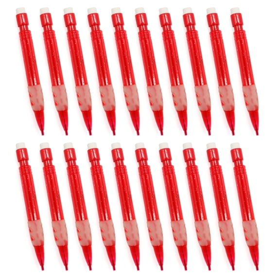20Pcs Small Short Mechanical Pencil with Small Eraser 0.7MM Drawing Automatic Pencil for Writing Drawing Sketching