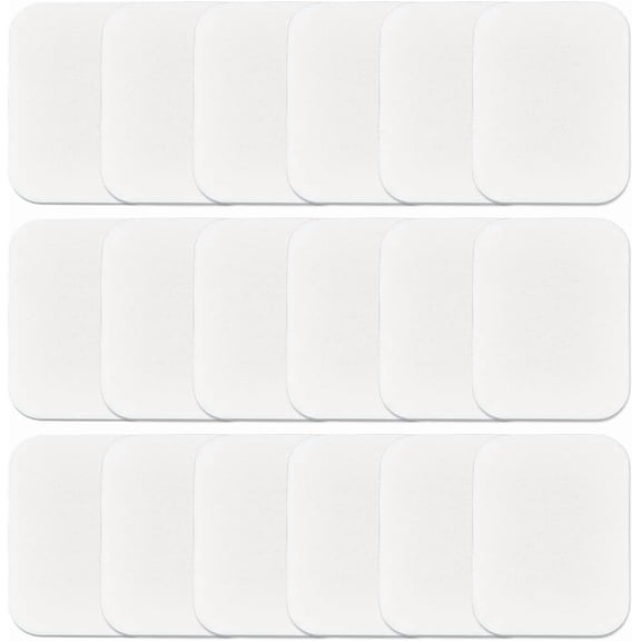 20Pcs Square Makeup Sponge Cosmetic Sponge Square Foam Pad Makeup Foundation Blender Compact Facial Puff