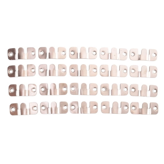 20Pcs Stainless Steel Hook Picture Hangers 43X19Mm Wall Picture Frame Hanger Display Hook