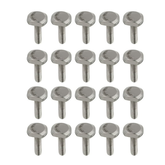 Stainless Steel Clamping Bolts for Industry with High Strength and Corrosion Resistance 20 Pieces