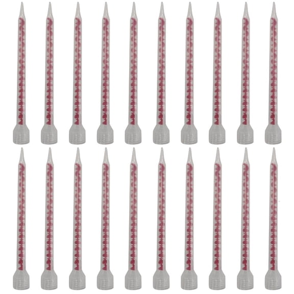 20Pcs Professional Statics Mixing Nozzle Statics Mixing Tube Adhesives Mixer Mixing Nozzles for Injections Cartridges