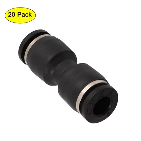 20Pcs Straight Push in Pneumatic Air Quick Fittings Connector for 6mm Tube Hose