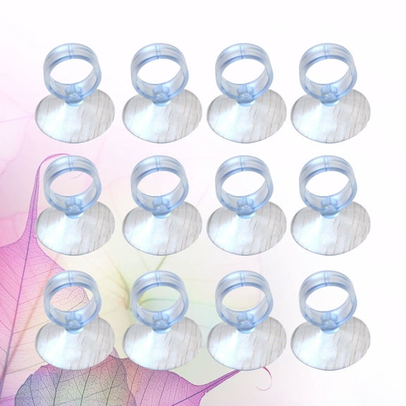 20Pcs Strong Adhesive Fixed Suckers for Aquarium Use Transparent PVC Material Easy Install