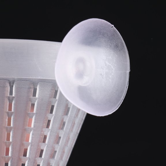 20Pcs Suction Cup Fish Feeder Cone for Tank Worm Feeding with Easy Use