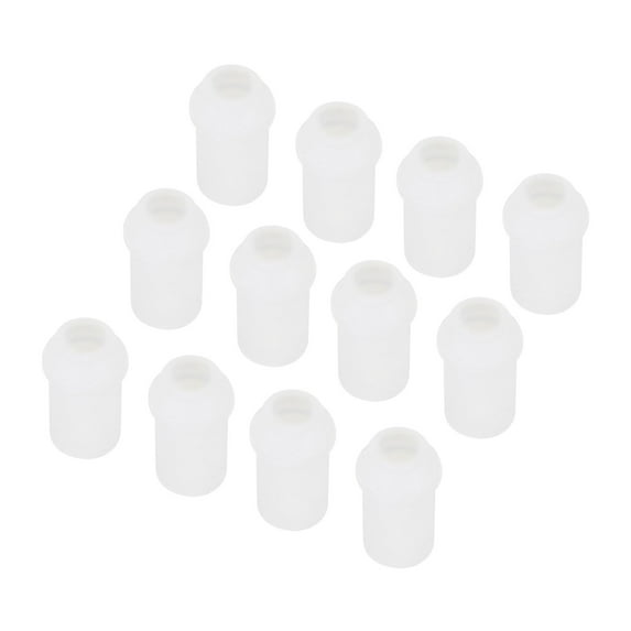 20Pcs T Shape Rubber Grommet Mount Dia 7.5mm ID 1.5mm H 14mm Transparent Seal Protection Cable Grommets Cable Pipe