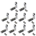thumbnail image 1 of 20Pcs T Slot L-Shape Interior Inside Corner Connector Joint Bracket for Aluminum Extrusion Profile 2020 Series 6mm, 1 of 7