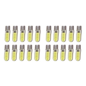 20Pcs T10 W5W COB LED Car Auto Interior Wedge Side Parking Bulb Dome Light Lamp,20pcs x Car Interior Lights,white light