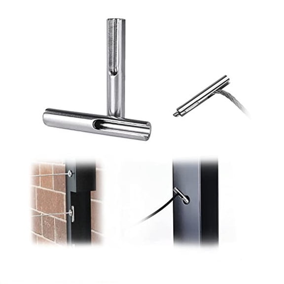 20Pcs T316 Stainless Steel Cable Railing Invisible Terminals For 1/8Inch