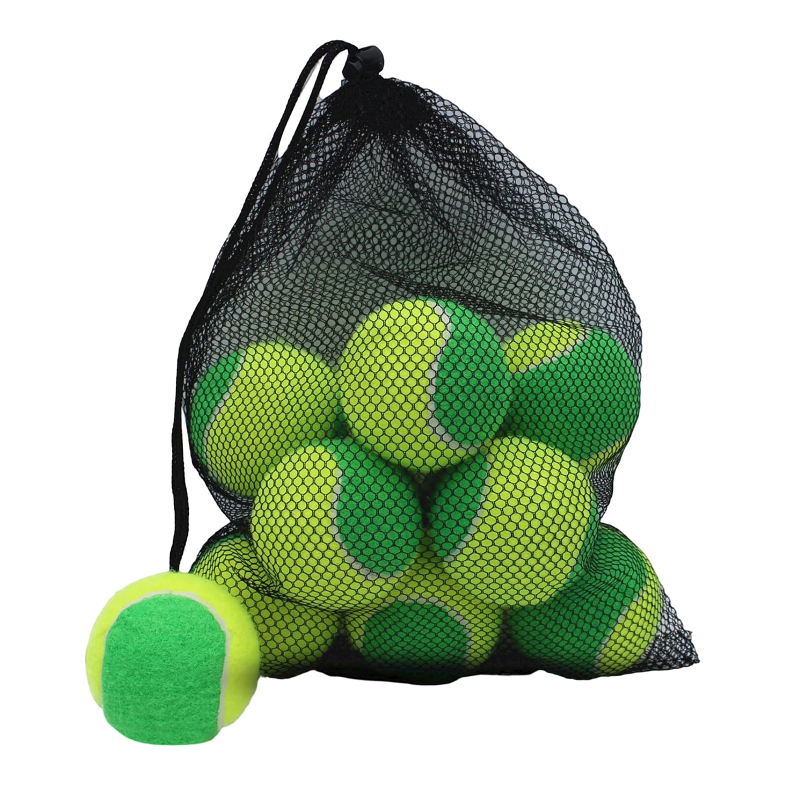 20Pcs Tennis Balls, 2.52in Diameter, High Elasticity Training Balls for Beginners, Outdoor Sports Equipment, Practice Gear for Tennis Lovers, Fluorescent Green