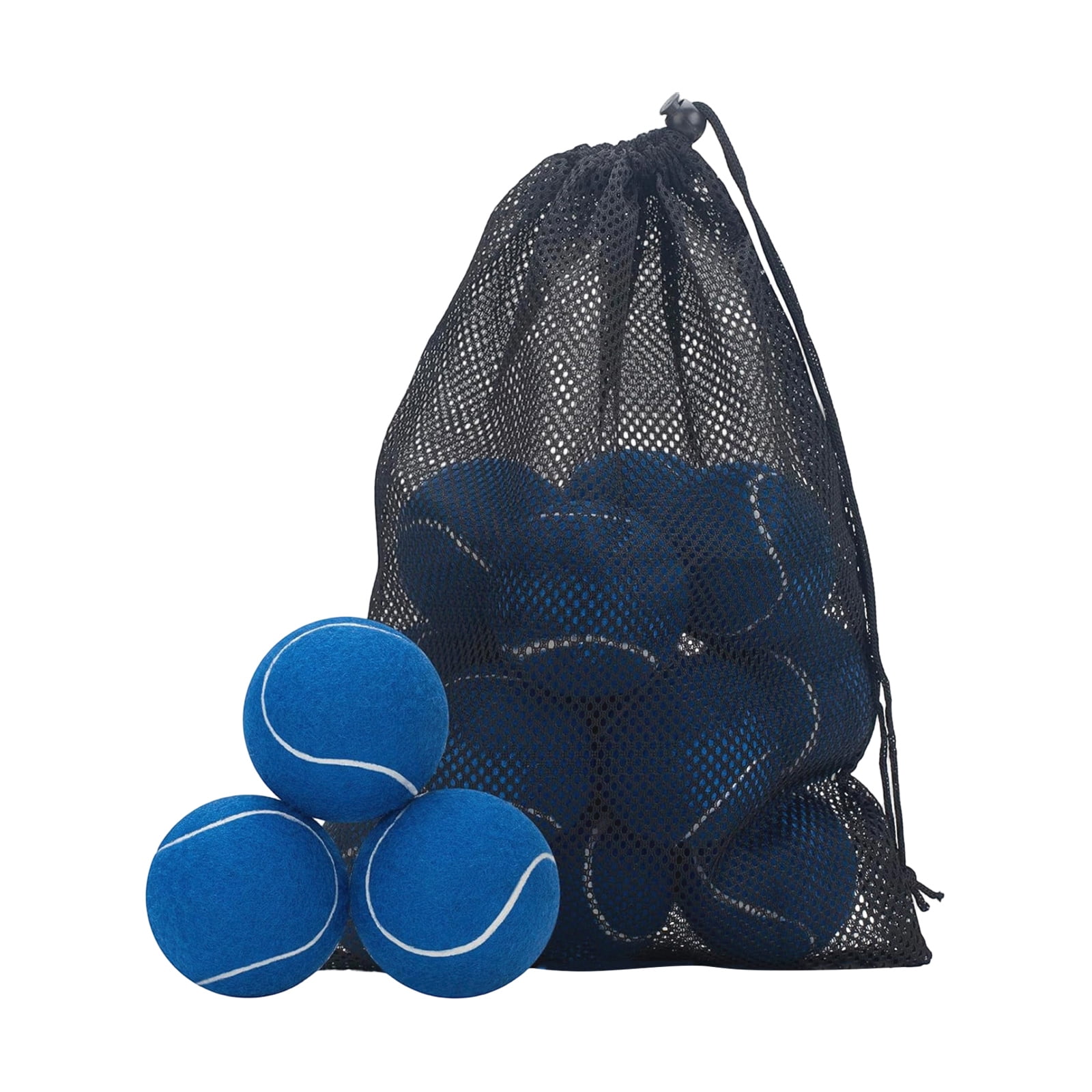 20Pcs Tennis Balls, 2.52in Diameter, High Elasticity Training Balls for Beginners, Outdoor Sports Equipment, Practice Gear for Tennis Lovers, Blue
