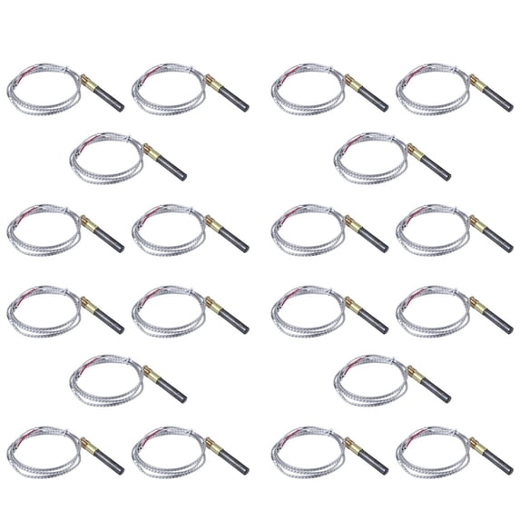 20Pcs Thermocouple Replacement Thermopile Generator for Gas Fireplace/Water Heater/Gas Fr