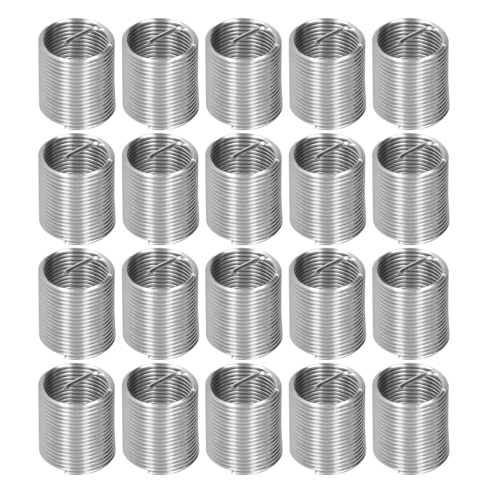 20Pcs Thread Repair M14 X 1 25 Spiral Circle Insert Reducer Nut Threaded Expand Socket Set2D 20Pcs Thread Repair M14 X 1 25 Spiral Circle Insert Reducer Nut Threaded Expand Socket Set2D