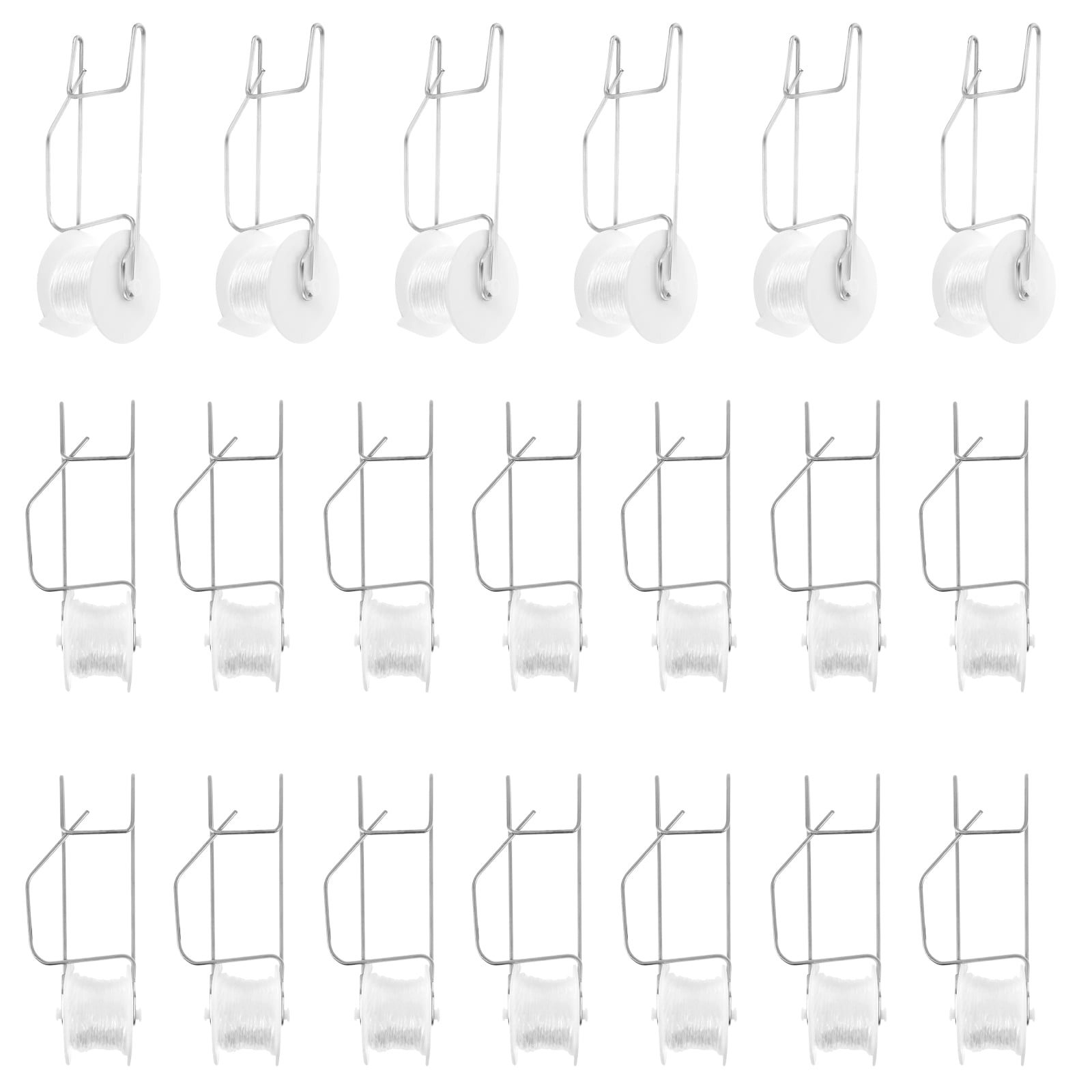 20Pcs Tomato Roller Hook Temperature Resistant Versatile Flower Vine Crop Trellis Kit for Courtyard Balcony Terrace