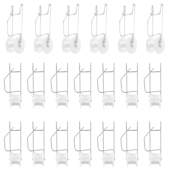 20Pcs Tomato Roller Hook Temperature Resistant Versatile Flower Vine Crop Trellis Kit for Courtyard Balcony Terrace