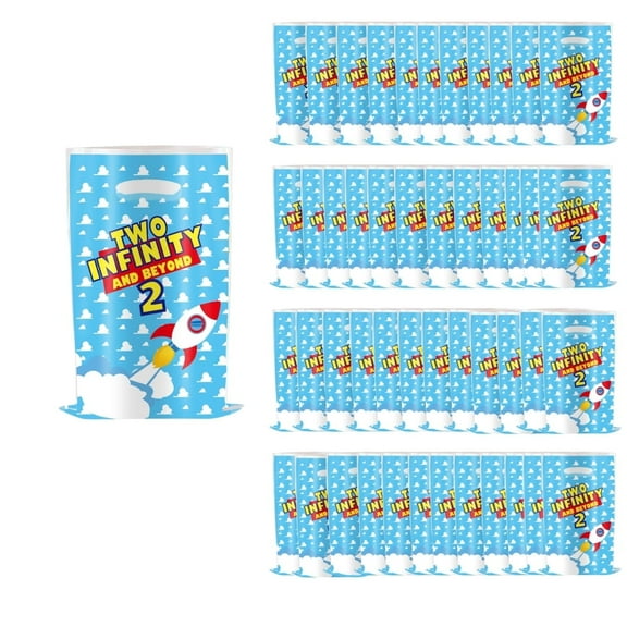 20Pcs Toy Story Anime Party Favor Bags - Beautiful Cartoon Theme Gift Bags with Handles for Birthday Candy, Kids Party Decorations Supplies