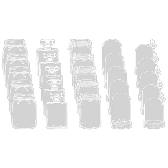 20Pcs Transparent Dried Flower Bookmarks | Real Pressed Flowers | DIY Bookmark Kit | Unique Glass Stickers | Elegant Reading Accessories | 20 Unique Designs