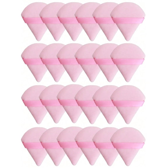 20Pcs Triangle Makeup Sponge Blenders Reusable Multi Functional Makeup Tools Suitable For Foundation Cream BB Cream Sunscreen Air Cushion Blush Perfec
