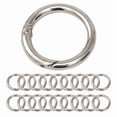 thumbnail image 1 of 20Pcs Trigger Spring O Rings Round,Metal Keychain Ring Round Carabiner Clips for Keyrings Buckle, Bags, Purses, 1 of 5