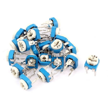 20Pcs URM-065 100K Ohm 3 Terminals Trimmer Potentiometer Adjustable Resistor