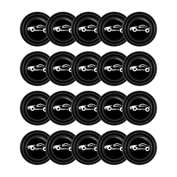 20Pcs Universal Car Door Collision Gasket Silicone Pad Protection Sound Insulation Shock Absorption Buffer Cushion for Trunk SUV , 20