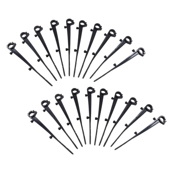 20Pcs Universals Plastic Gutter Filter Clips Meshes Anchors Gutter Brush Clamps Leaves Guard Fixing Clip Easy to Use