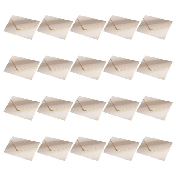 20Pcs Vintage Handmade Envelopes 4x2.76Inch Flipping Envelope Gift Card Holders For Wedding Invitations Greeting Card