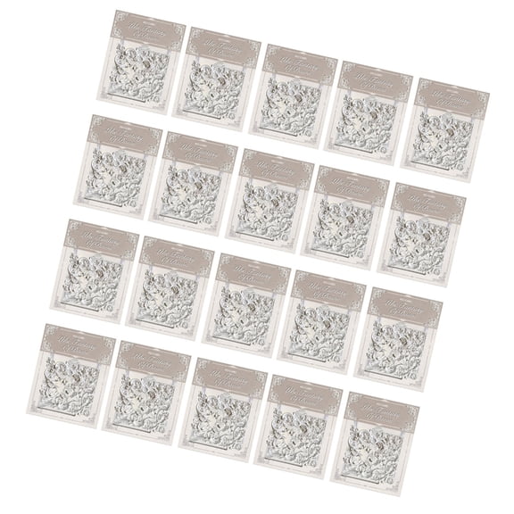20Pcs Vintage Hollowed Corner Sticker Decorative Border Sticker for Scrapbooking