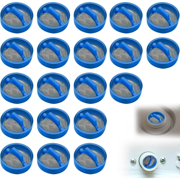 20Pcs Washing Machine Water Filter, Inlet Valve Filter Hose Washer with Screen Inline
