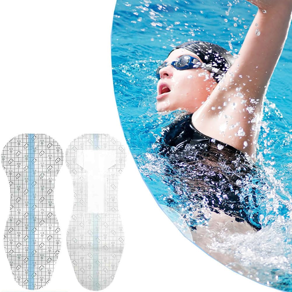 20Pcs Waterproof Swimming Pads for Women PU Clear Hygienic Pantiliners for Women - Portable Hygienic Feminine Care Liners for Women, Perfect for Swimming and Daily Use