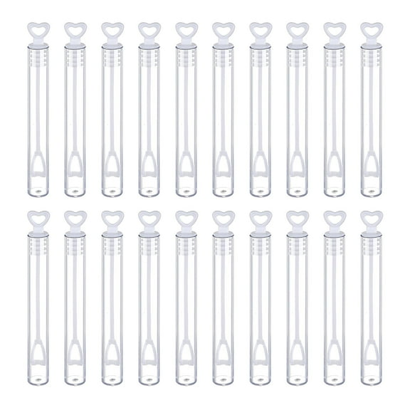20Pcs Wedding Bubble Tube for Kids Party Bags and Table Decorations Unforgettable Moment Tubes