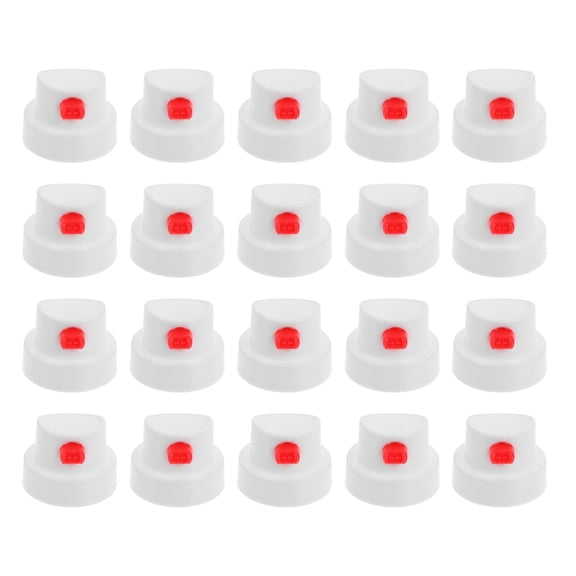 20Pcs White PE Material Spray Can Nozzles for Aerosol Cans Replacement Tips for Precise Control and